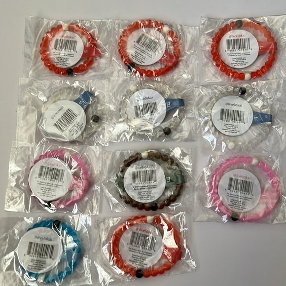 Lokai Bracelets Bundle of 11 in various sizes S, M and L NEW - Picture 2 of 8
